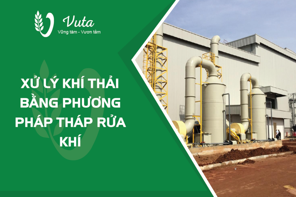 Xử lý khí thải bằng phương pháp tháp rửa khí